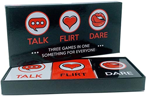 talk flirt dare game for couples romantic date night flirty card game