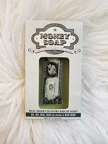 money soap bar contains real money cash and US bills yinzbuy