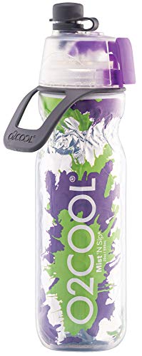 o2cool mist 'n sip water bottle arctic squeeze travel bottle and mister yinzbuy