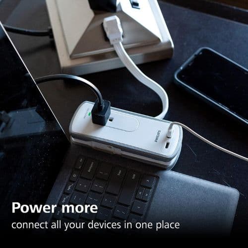 philips travel surge protector to power multiple electronic devices
