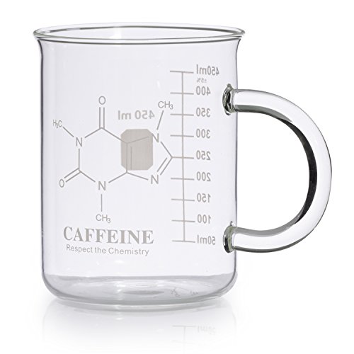 coffee beaker mug caffeine molecule mug yinzbuy