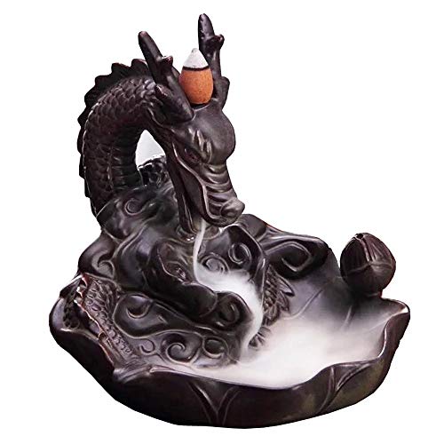 dragon incense burner backflow aromatherapy home decor yinzbuy