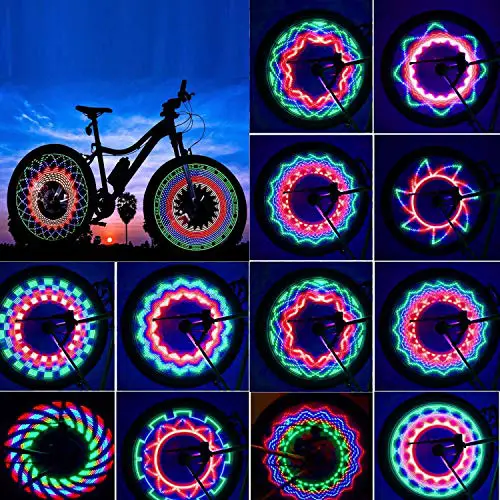 bike wheel lights LED bicycle spoke and tire lights yinzbuy