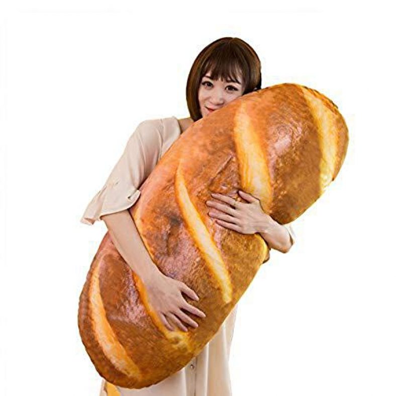3d bread pillow
