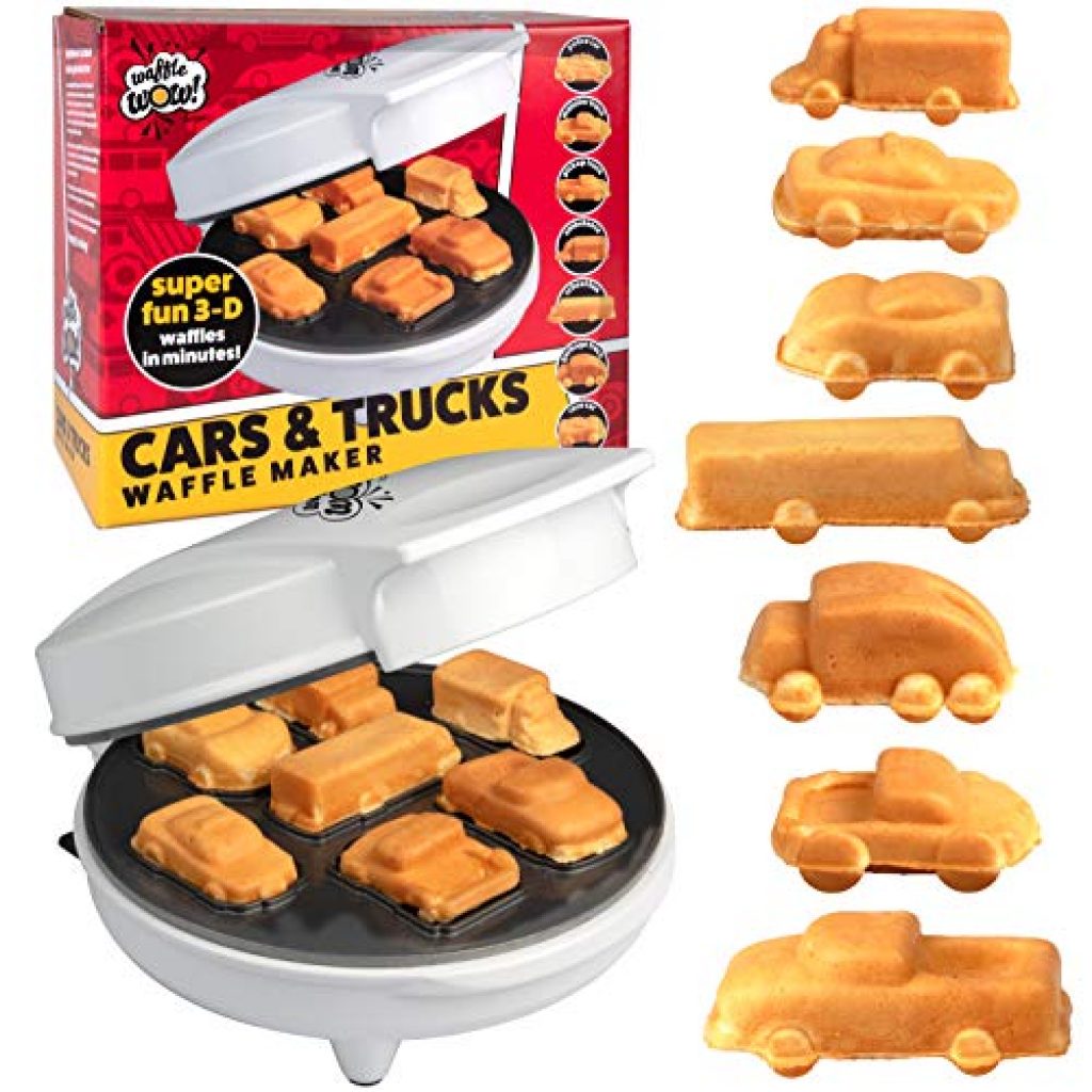 cars and trucks waffle maker