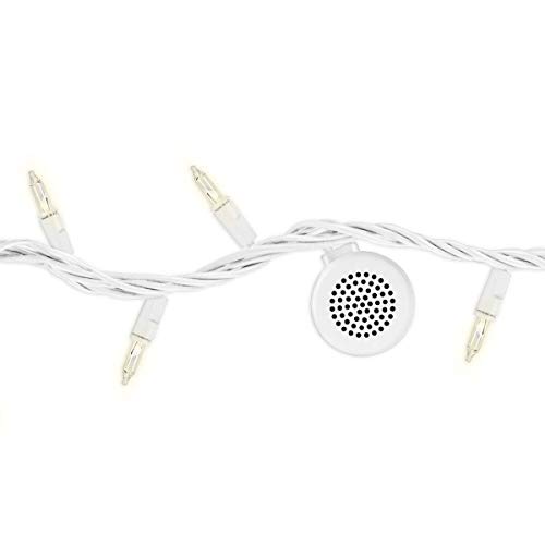 bright tunes string lights with bluetooth speakers warm white glow yinzbuy