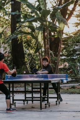 outdoor ping pong table great fun exercise