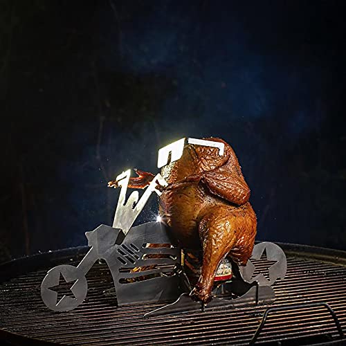 beer can chicken motorcycle stand ultimate biker grilling accessory tool yinzbuy
