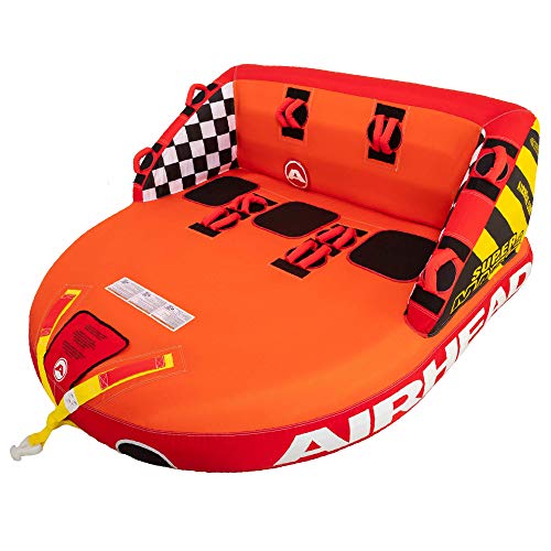 super mable inflatable towable tube for 3 riders yinzbuy