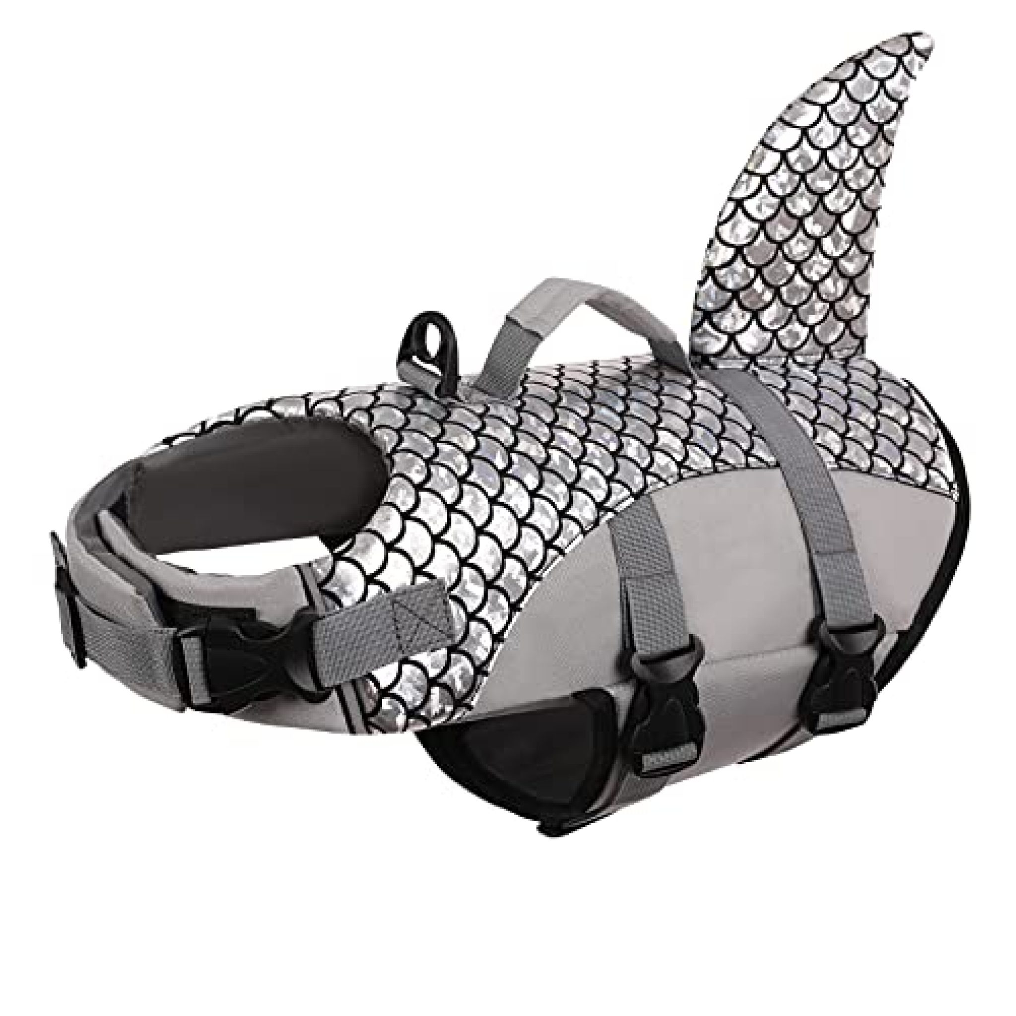 Mermaid Shark Dog Life Jacket - Adorable Pet Flotation Vest - Yinz Buy