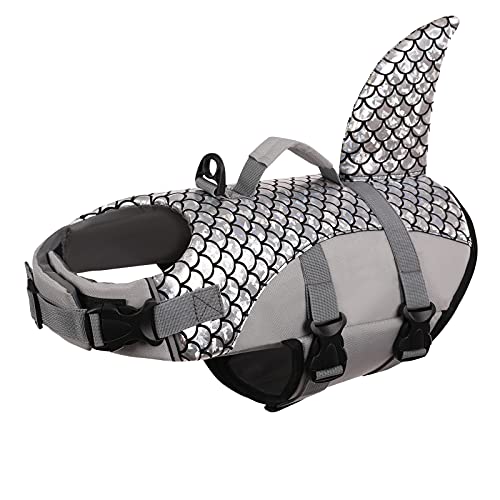 dog life jacket mermaid shark pet life vest yinzbuy