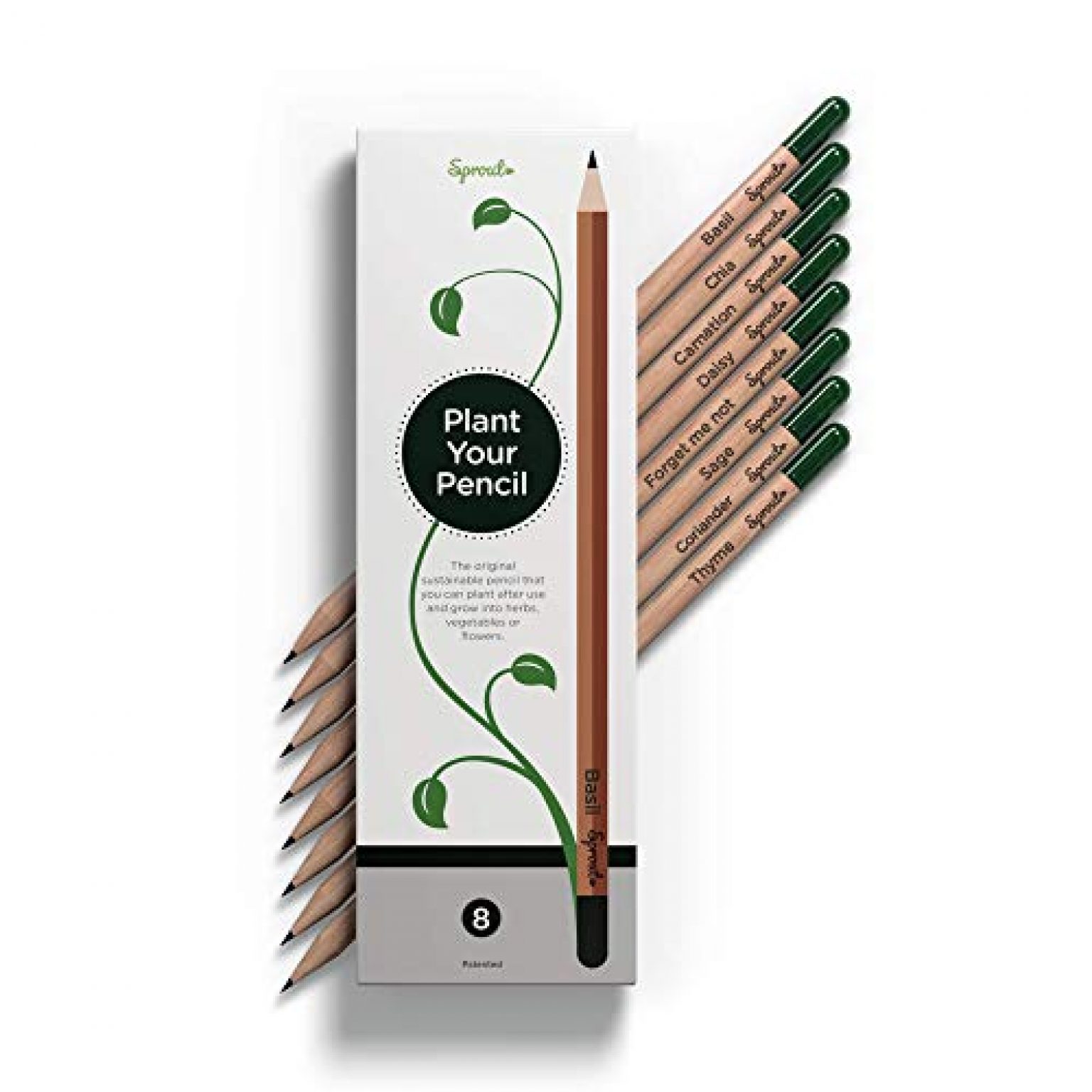 sprout plant pencils