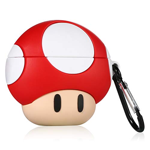 mario airpods case magic mushroom case for airpods 3 or airpods pro yinzbuy