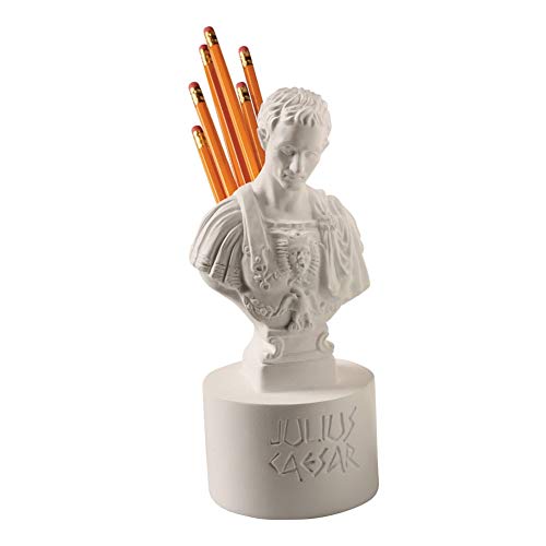 julius caesar pencil holder ides of march office desk toy and accessory yinzbuy