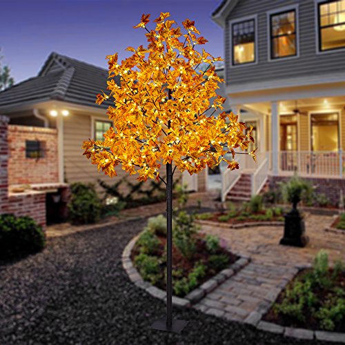 lighted maple tree lightshare 8' led tree yinzbuy