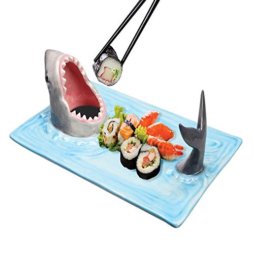 shark sushi platter shark attack plate for dinner yinzbuy