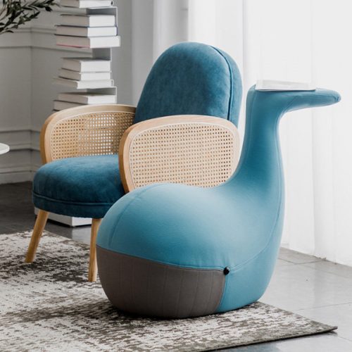 whale chair cute blue whale chair with storage compartment in mouth accent chair yinzbuy