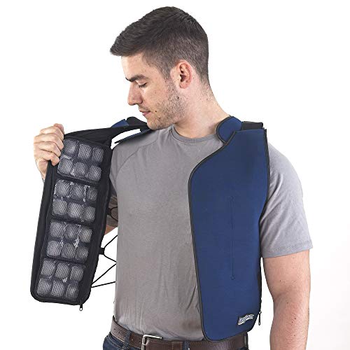 ice vest flexifreeze cooling ice pack vest for work and exercise yinzbuy