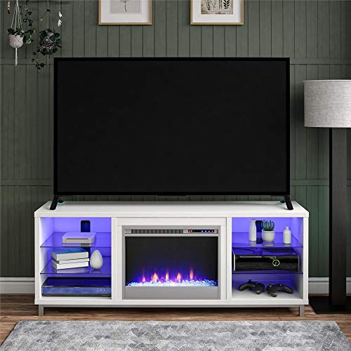 ameriwood fireplace tv stand lumina home entertainment center yinzbuy