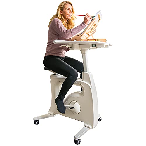 exercise bike desk flexispot adjustable desk cycle yinzbuy