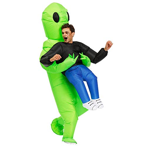 alien abduction costume inflatable halloween kidnapping costume yinzbuy