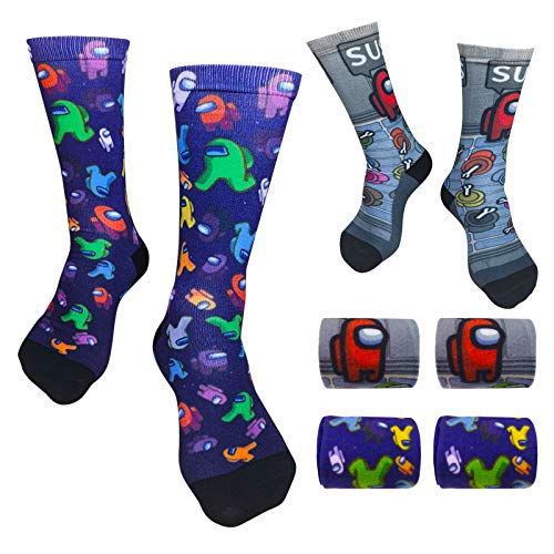 Custom Men Women Stockings Warm Gift Details about   Among Us Game Pattern Socks ▪