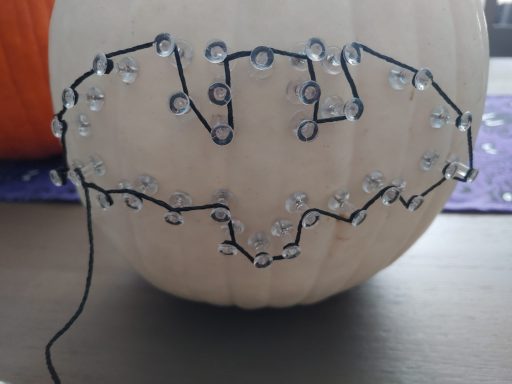 how to make pumpkin string art step 8 remove interior pattern yinzbuy