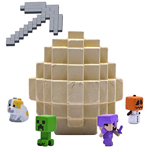 minecraft mine kit dig for figures in real life yinzbuy