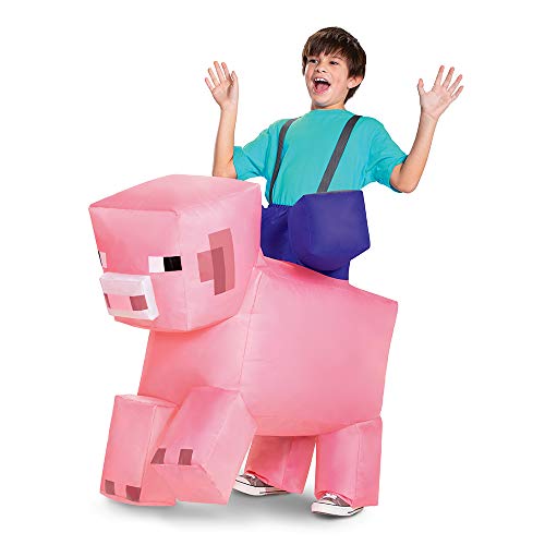 inflatable minecraft pig costume for kids yinzbuy