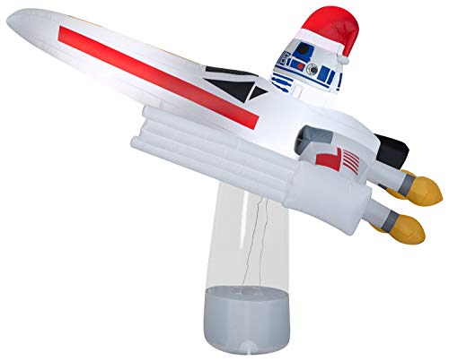 x-wing christmas inflatable 6' tall and 7'long gemmy inflatable yinzbuy