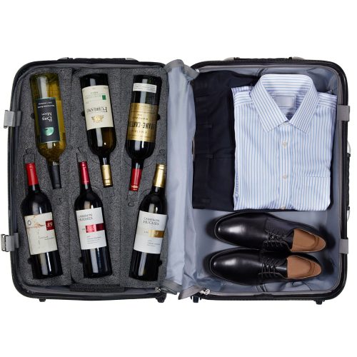 vingardevalise wine suitcase grande 12 bottle wine carrier yinzbuy
