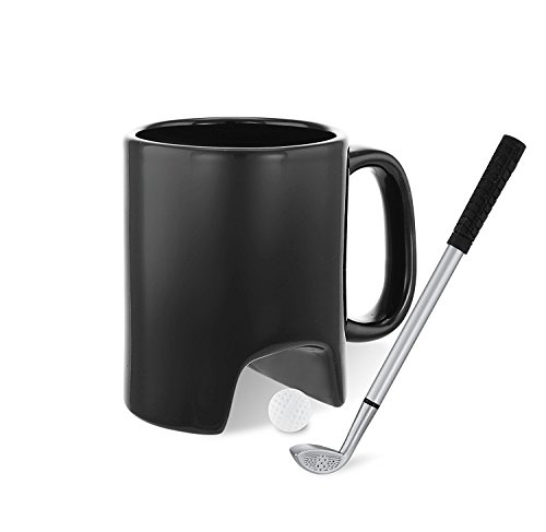golf mug with putter novelty coffee mug yinzbuy