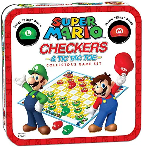 super mario checkers collector's edition tin set yinzbuy
