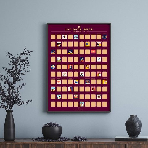 100 dates scratch off poster bucket list ideas for couples yinzbuy