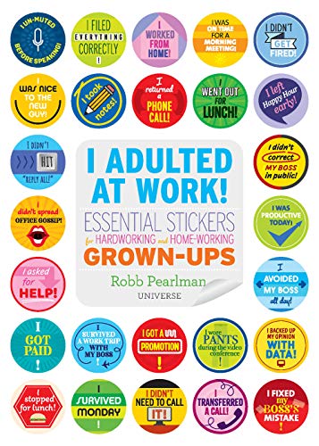 i adulted at work sticker book for grown ups yinzbuy