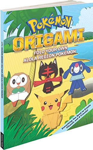 pokemon origami book fold 10 different alola region pokemon yinzbuy