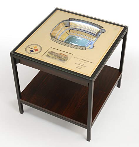 3d nfl stadium end table stadiumviews 25 layer wooden table yinzbuy