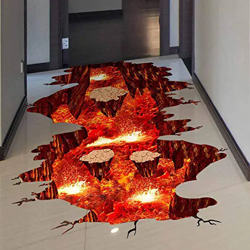 floor is lava sticker3d vinyl floor decal yinzbuy