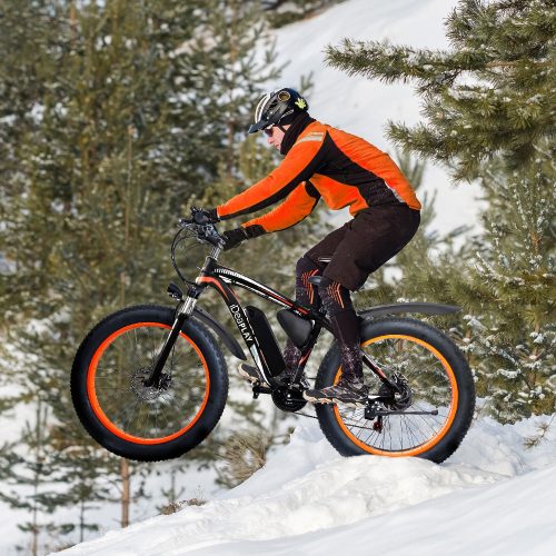 snow e bike fat tire electric bicycle for winter yinzbuy