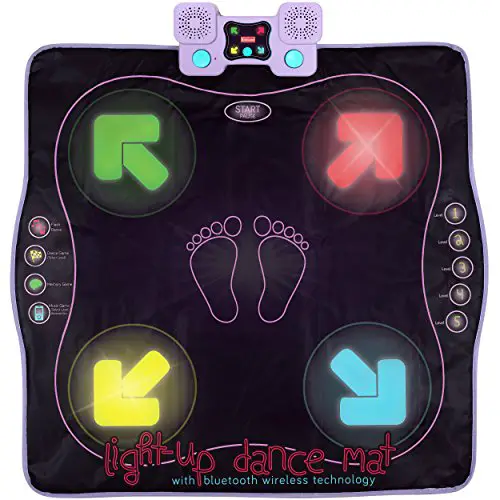 kidzlane electronic dance mat for kids light up dance pad with bluetooth yinzbuy