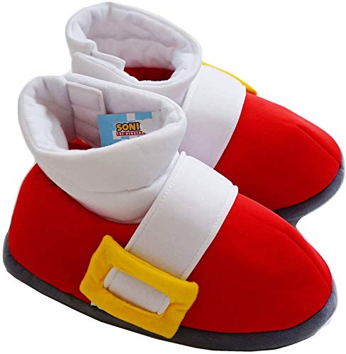 sonic red slippers iconic one size fits all house shoes yinzbuy
