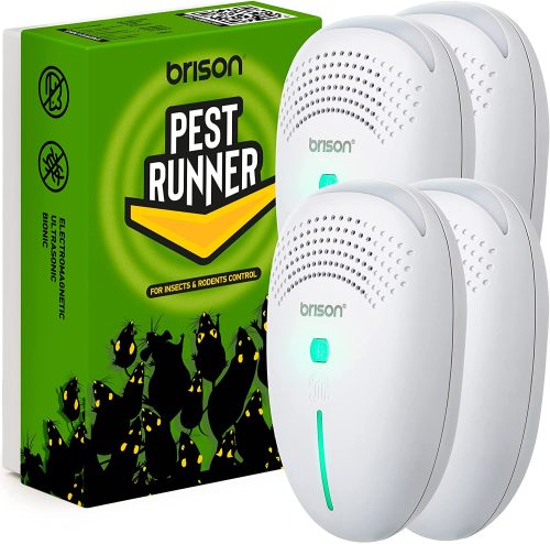 ultrasonic pest repeller plug in brinson pest runner 4 pack yinzbuy