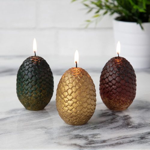 game of thrones dragon egg candles set of 3 yinzbuy