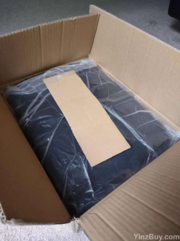 how to gift wrap a weighted blanket in a box step 1 remove shipping info and receipt copyright yinzbuy
