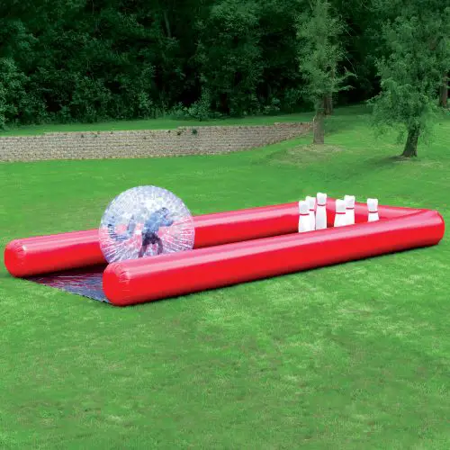 inflatable human bowling ball game backyard lawn fun yinzbuy