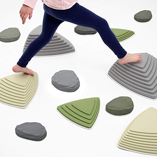balance stepping stones for kids jumpoff jo 12 piece set yinzbuy
