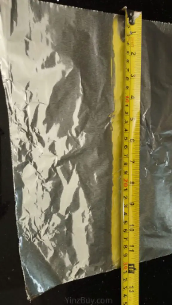 How to foil wrap a potted plant step 2 cut foil to measurement copyright yinzbuy